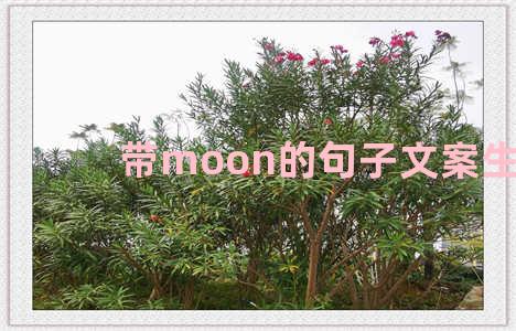 带moon的句子文案生活