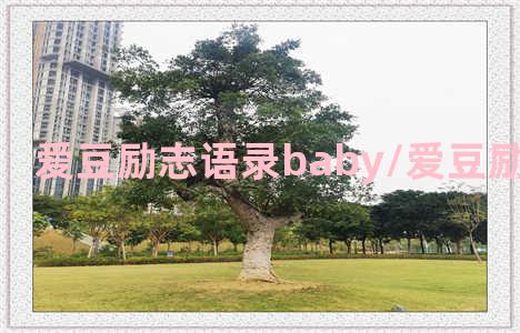 爱豆励志语录baby/爱豆励志语录baby